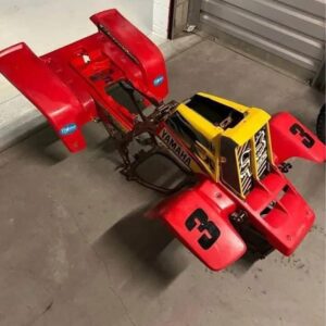 Yamaha Banshee titled frame and plastic