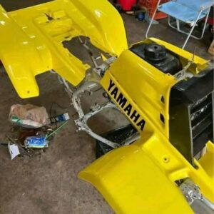 Yamaha Banshee titled frame and plastics